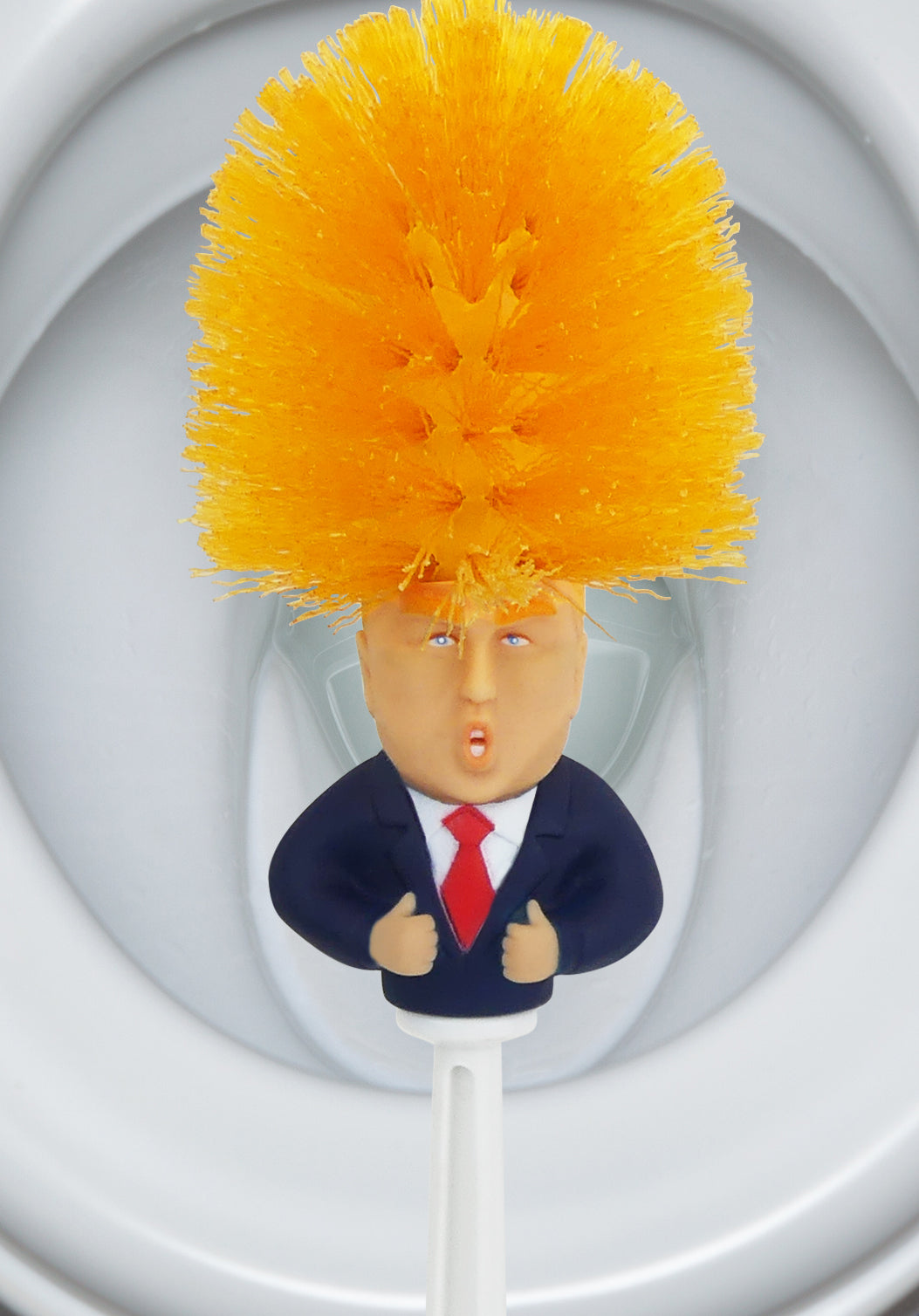 The Commander in Crap™ Trump Toilet Brush is a Viral Hit