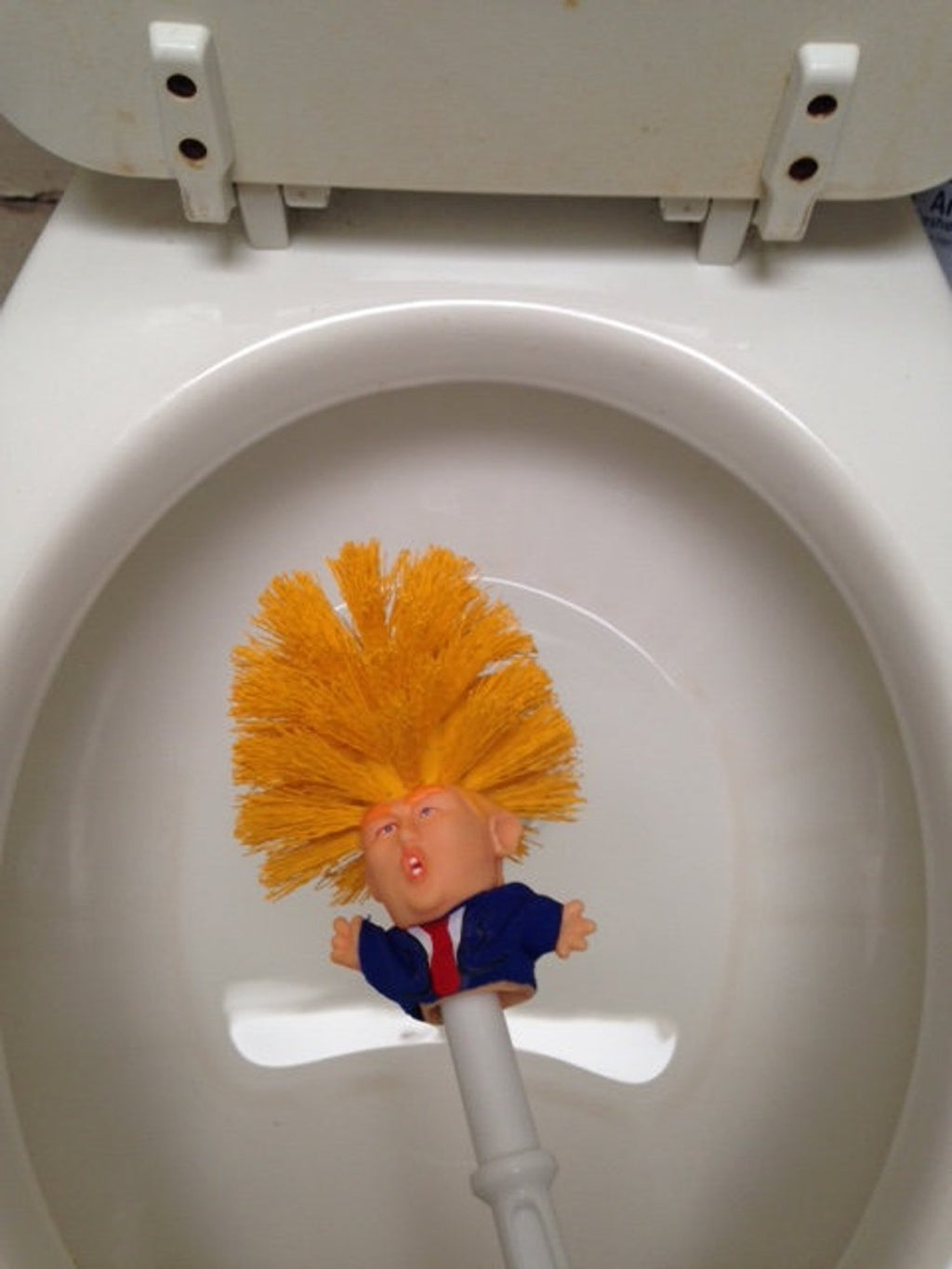 Commander in Crap Donald Trump Toilet Brush