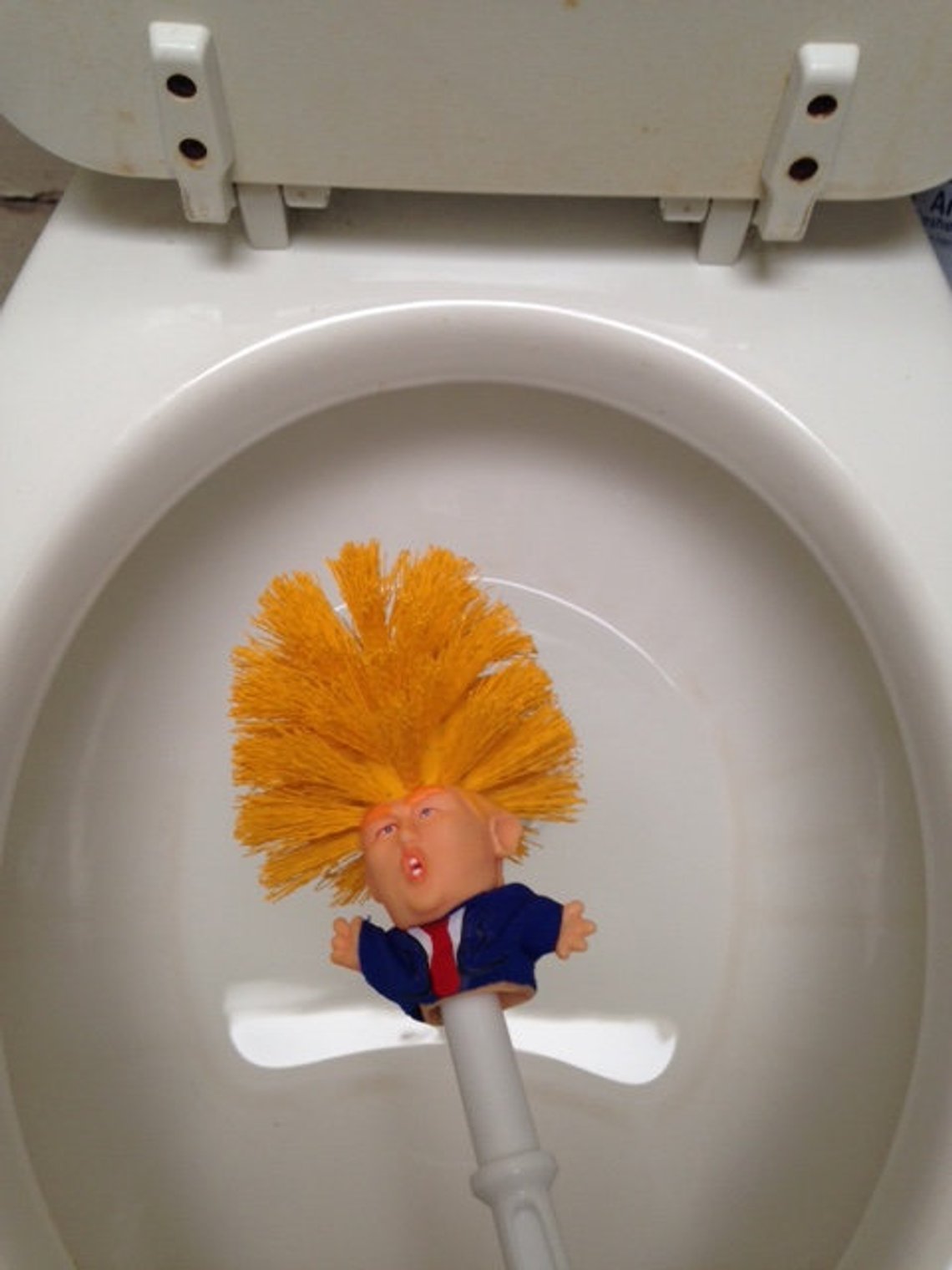 Commander in Crap Donald Trump Toilet Brush